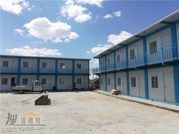 赤峰巴林右旗、克什克騰旗工地的住人集裝箱房屋